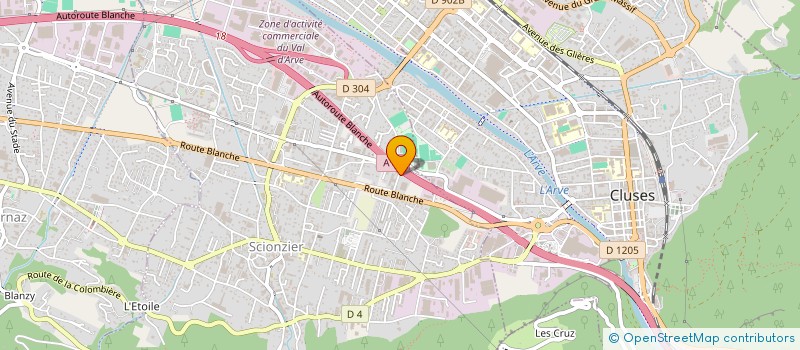 localisation de l'entreprise SPIDI ROLLIER à SCIONZIER