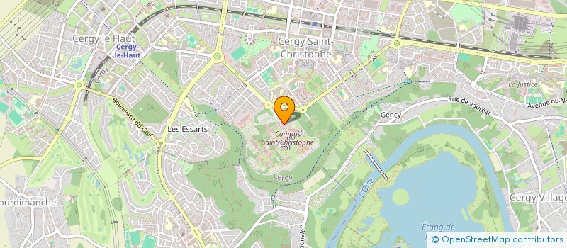 localisation de l'entreprise SPIE 251  CERGY