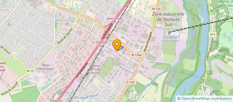localisation de l'entreprise SPIE BATIGNOLLES MALET à TOULOUSE