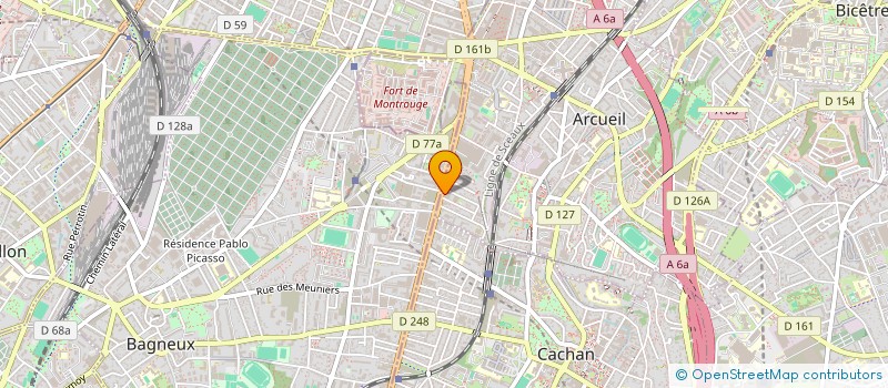 localisation de l'entreprise SPIE BATIGNOLLES OUTAREX à ARCUEIL