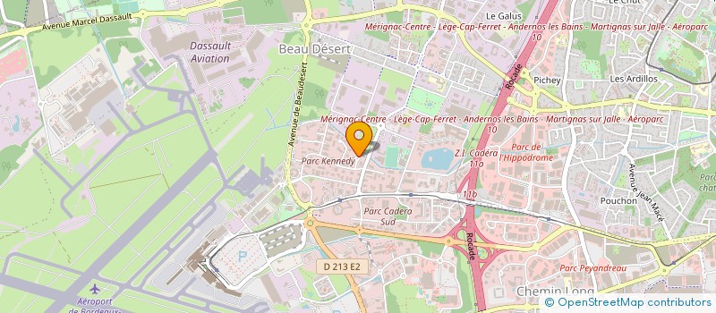 localisation de l'entreprise SPIE BATIGNOLLES SUD OUEST à MERIGNAC