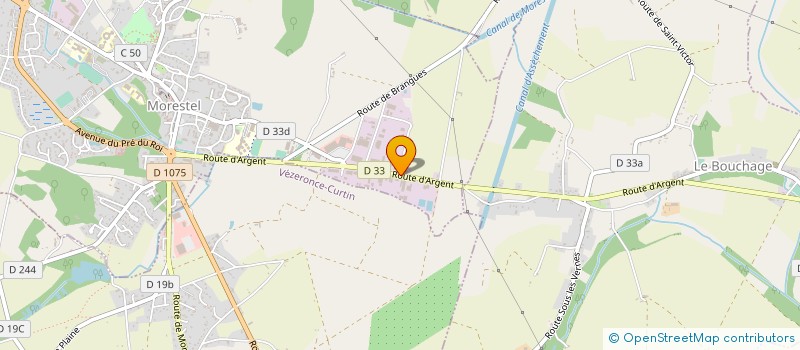 localisation de l'entreprise SPIE BATIGNOLLES TP AURA  MORESTEL