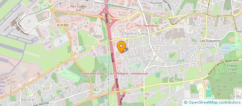 localisation de l'entreprise SPIE BATIGNOLLES TP FERROVIAIRE à MERIGNAC