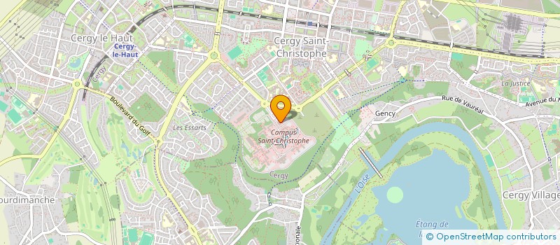 localisation de l'entreprise SPIE DROUARD à CERGY