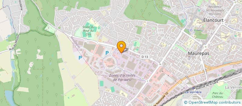 localisation de l'entreprise SPIE HORUS  MAUREPAS