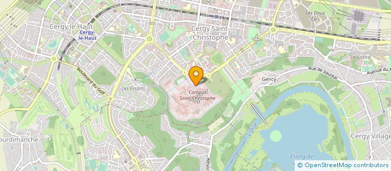 localisation de l'entreprise SPIE OPERATIONS  CERGY