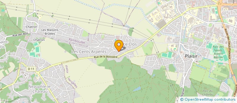 localisation de l'entreprise SPIEL IMMO  PLAISIR