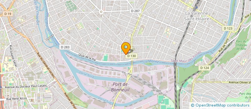 localisation de l'entreprise SPIELEC à SAINT-MAUR-DES-FOSSES