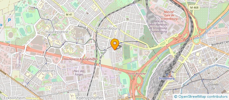 localisation de l'entreprise SPIELER SCHOEPFER PARTNERS à STRASBOURG