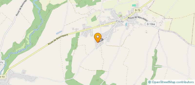 localisation de l'entreprise SPIES TOITURE BATIMENT SERVICE  PAJAY