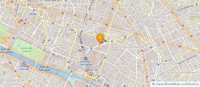 localisation de l'entreprise SPIGEA (SOCIETE POUR L'INFORMATIQUE DES GRANDES ENTREPRISES ET ADMINISTRATIONS) à PARIS