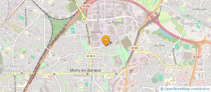 localisation de l'entreprise SPII POLYGONE à MARCQ-EN-BARŒUL