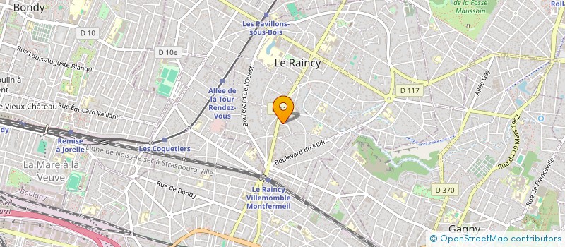 localisation de l'entreprise SPIK à LE RAINCY