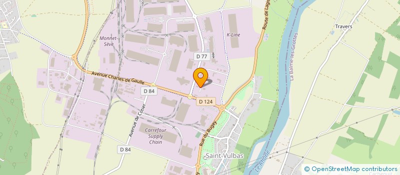 localisation de l'entreprise SPIL à SAINT-VULBAS