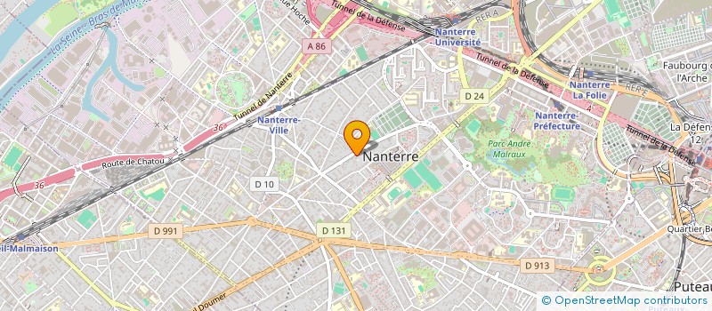 localisation de l'entreprise SPILIA  NANTERRE