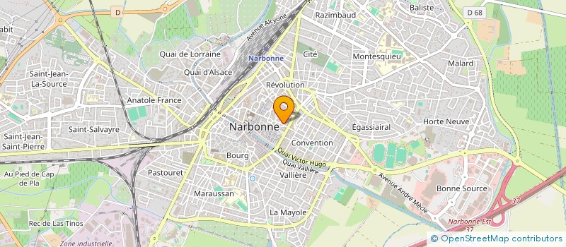 localisation de l'entreprise SPILIA FILMS à NARBONNE