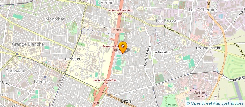 localisation de l'entreprise SPILORG à BRON