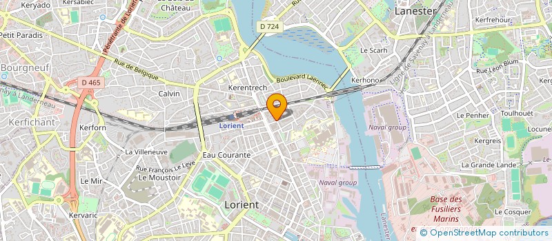 localisation de l'entreprise SPIM  LORIENT