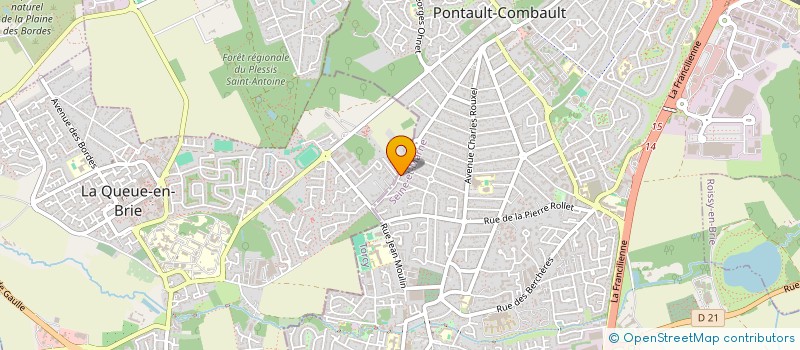 localisation de l'entreprise SPIM SARL à PONTAULT-COMBAULT