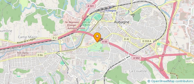 localisation de l'entreprise SPIMA à AUBAGNE