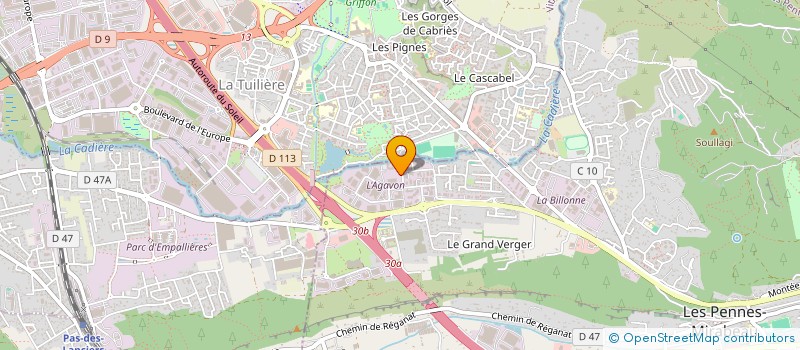 localisation de l'entreprise SPIMEX à LES PENNES-MIRABEAU