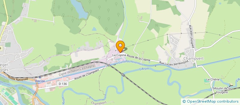 localisation de l'entreprise SPIMFAC à CHAMPVERT