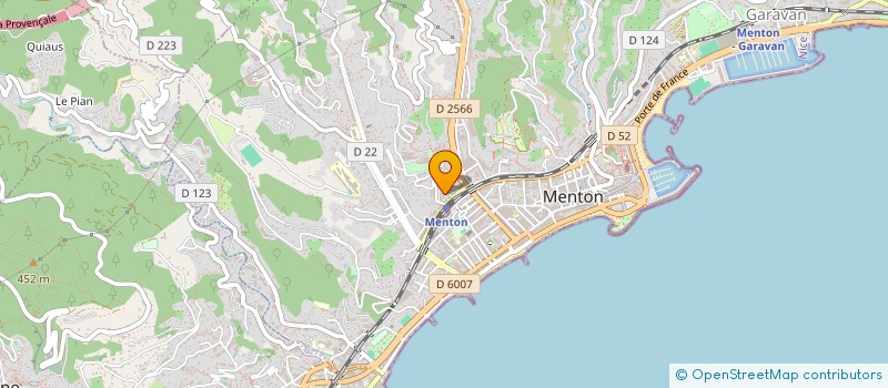 localisation de l'entreprise SPIMMO à MENTON