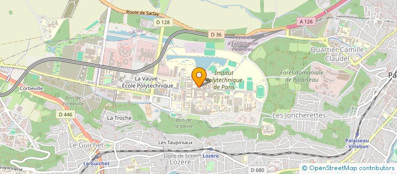 localisation de l'entreprise SPIN-ION TECHNOLOGIES à PALAISEAU
