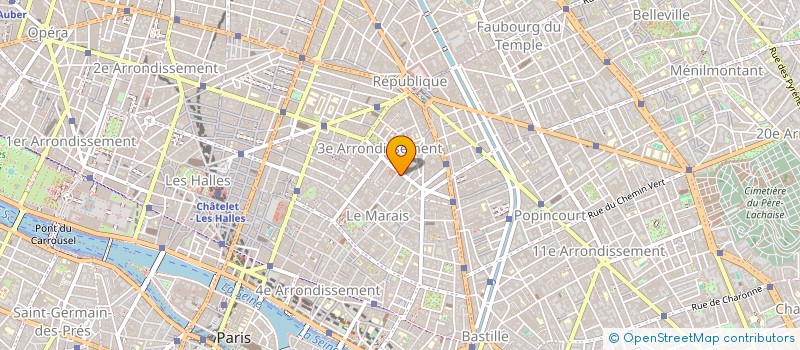 localisation de l'entreprise SPIN-OFF CONSEIL  PARIS