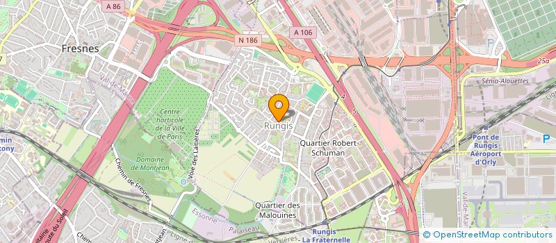 localisation de l'entreprise SPIN ONE  RUNGIS