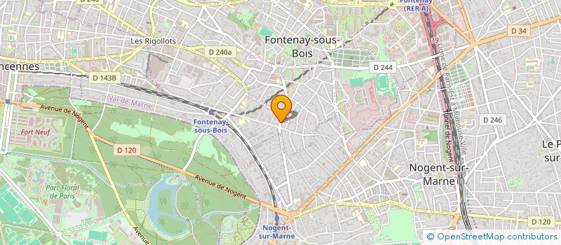 localisation de l'entreprise SPIN PUZZLE à FONTENAY-SOUS-BOIS