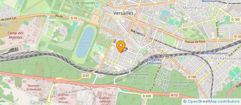 localisation de l'entreprise SPIN RH  VERSAILLES