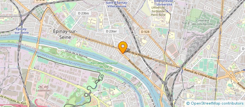localisation de l'entreprise SPINA à EPINAY-SUR-SEINE