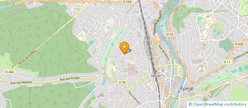localisation de l'entreprise SPINA LED à EPINAL