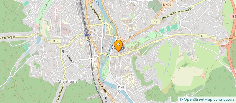 localisation de l'entreprise SPINAGIC THE GATHERING  EPINAL