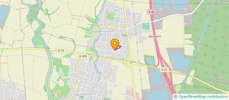 localisation de l'entreprise SPINALI ENERGIES  BALDERSHEIM