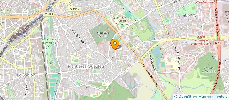 localisation de l'entreprise SPINALIA  EPINAL