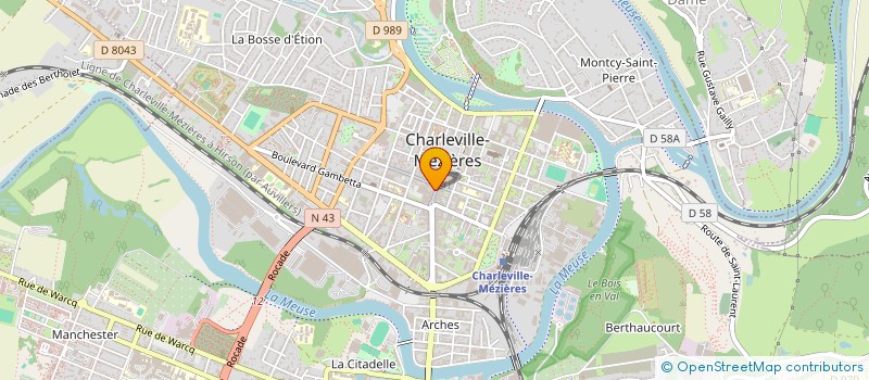 localisation de l'entreprise SPINALINE à CHARLEVILLE-MEZIERES