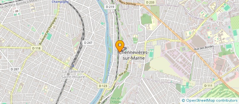 localisation de l'entreprise SPINBOWL PROSHOP  CHENNEVIERES-SUR-MARNE