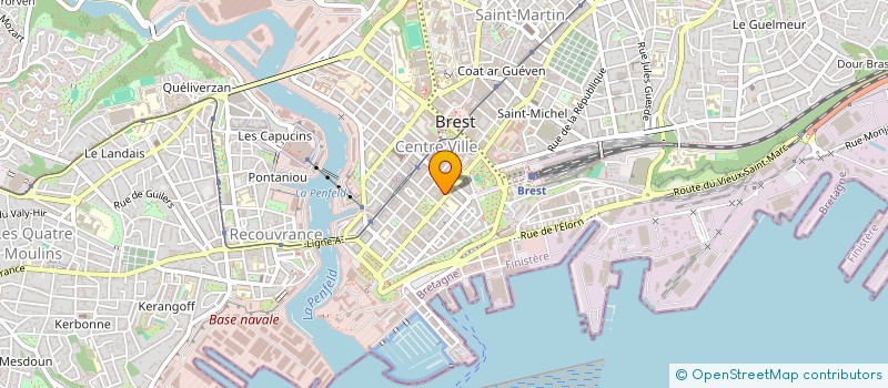 localisation de l'entreprise SPINDLER à BREST