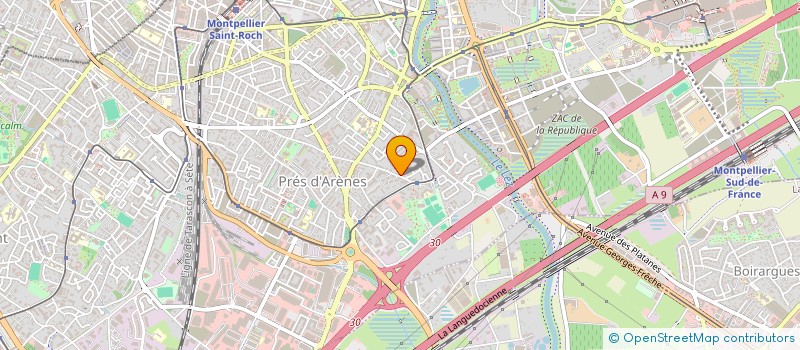 localisation de l'entreprise SPINE IT à MONTPELLIER