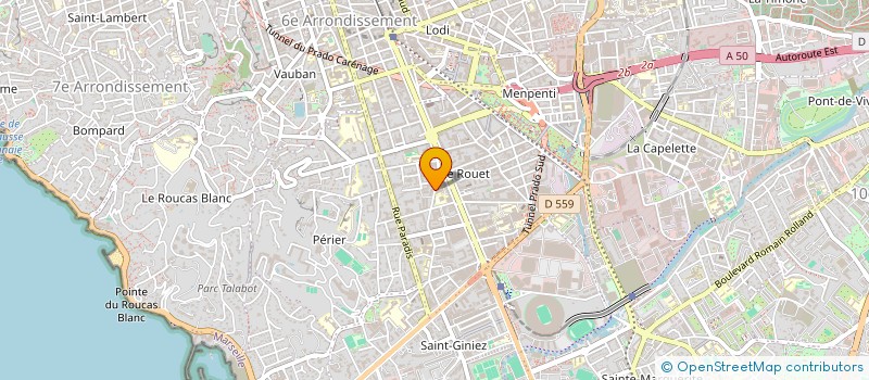 localisation de l'entreprise SPINEST à MARSEILLE