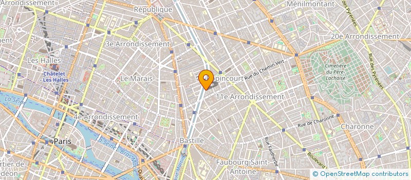 localisation de l'entreprise SPINETTINI  PARIS