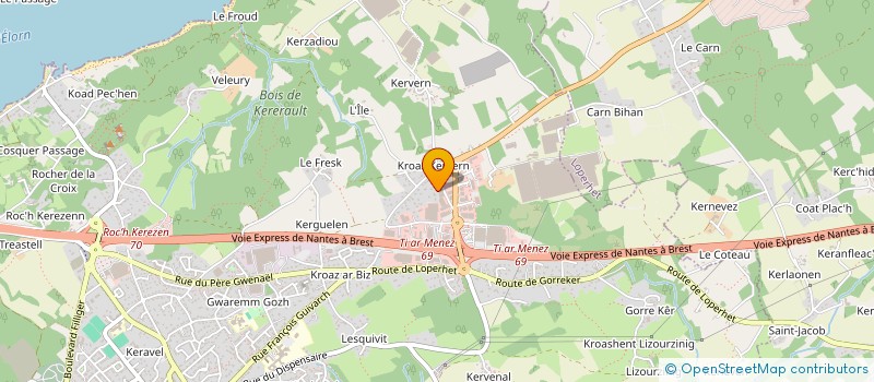 localisation de l'entreprise SPINEZ  PLOUGASTEL-DAOULAS