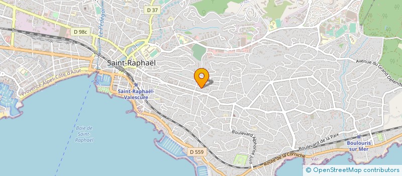 localisation de l'entreprise SPINLAB à SAINT-RAPHAEL