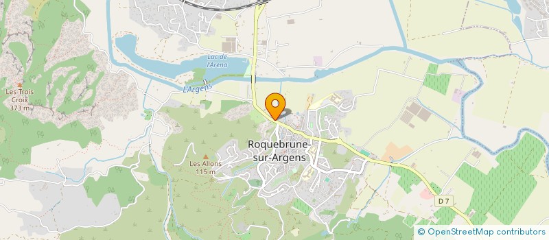 localisation de l'entreprise SPINNAKER à ROQUEBRUNE-SUR-ARGENS