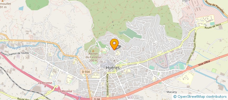 localisation de l'entreprise SPINOUT FRANCE à HYERES