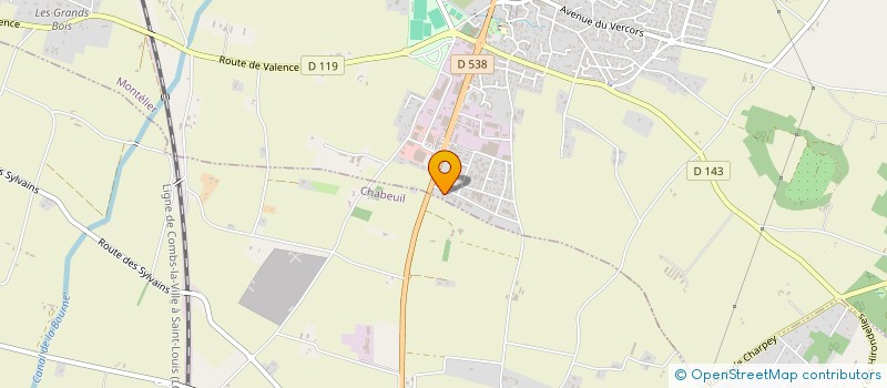 localisation de l'entreprise SPINOVA  MONTELIER