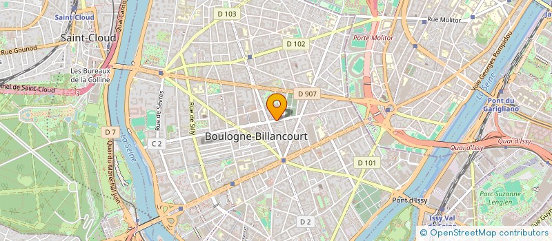 localisation de l'entreprise SPINOZA&CO à BOULOGNE-BILLANCOURT
