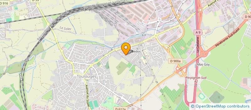 localisation de l'entreprise SPIRA BC  PERPIGNAN